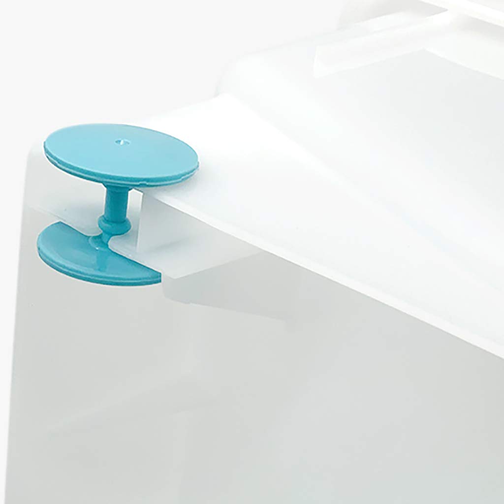 Contenitori Alimenti Ermetici, Contenitore Cereali Durevole, Contenitore in Plastica Trasparente Antiumidità E Resistente agli Insetti, Dimensioni: 33 * 19,5 * 22 Cm (5 L),Rosa