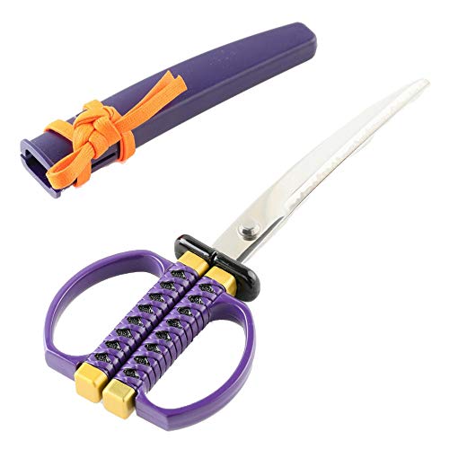 Ciseaux japonais traditionnels avec couvercle Artha Conception violet style épée