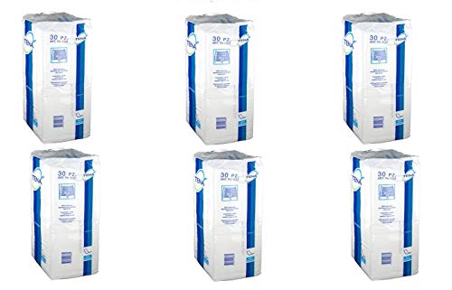 TENA PANNOLONE RETTANGOLARI SENZA BARRIERA 180, 6 CONFEZIONI DA 30 PEZZI