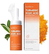 FluMisch Turmeric Kojic Acid Facial Cleanser, Brightening Foaming Face Wash with Soft Massage Hea...