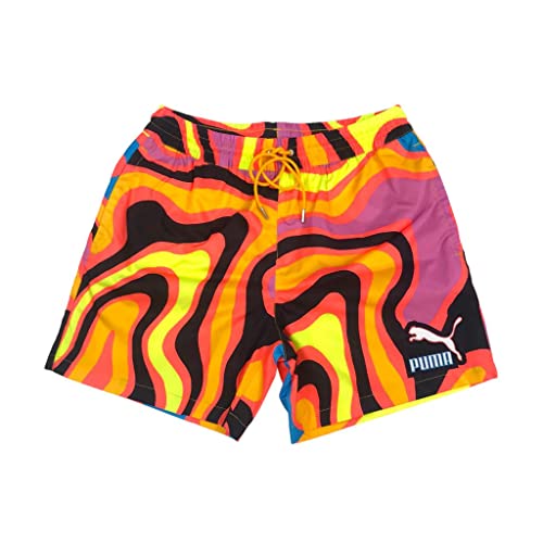 Short PUMA Lava 6 All Over Print XL pour homme coloris Hot Coral