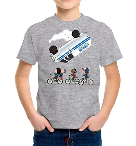 Camiseta de NIÑOS Stranger Things Serie Retro TV 80 11-12 Años
