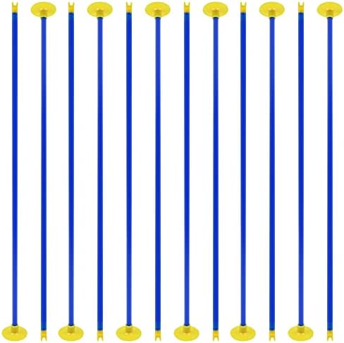 20 Pieces Replacement Suction Cup Arrows, 16.5 Inch Kids Archery Replacement Arrows with Rubber Tip, Suitable for Boys Girls, Blue