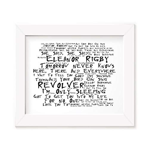 The Beatles Poster Affiche d’art – Revolver – Edition signée et numérotée limitée Typographie Non encadré 20 x 25 cm la… - Les Beatles, Paul McCartney, John Lennon, RIngo Starr, George Harrison The Beatles Poster Affiche d'art - Revolver - Edition signée et numérotée limitée Typographie Non encadré 20 x 25 cm la…