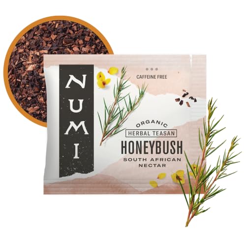 Image of Numi Organic Honeybush Tea, 100 Herbal Tea Bags, Caffeine Free
