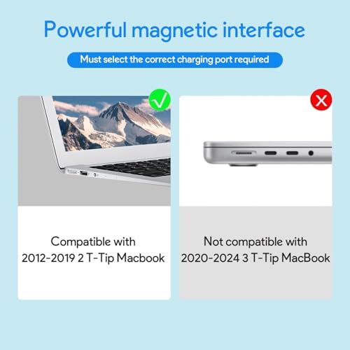 Image of NSPENCM 85W Mac Book Pro Charger, Replacement AC 85w 2T-Tip Connector Power Adapter,Laptop Charger Compatible with MacBook pro & Mac Book Pro 13 inch-15 inch Retina After Mid 2012
