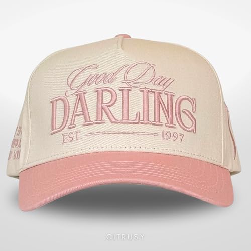 Image of Vintage Fashion Trucker Hat | Men & Women | Trendy Cute Retro Red Caps for Country & Western | Camo Fur Cotton | Snapback
