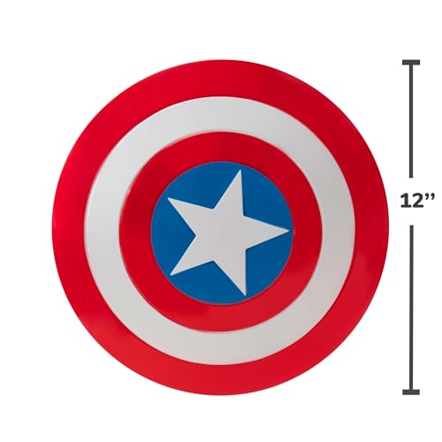 MARVEL Captain America Official Costume Accessory - Plastic Shield with Elastic Handles3