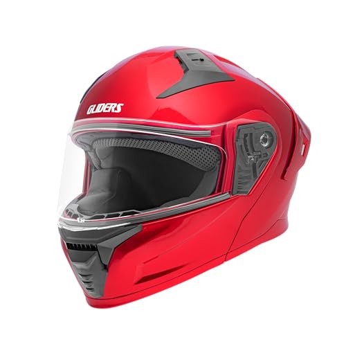 Image of Gliders Vortex DX Flip-Up Full Face Helmet with Spoiler with Clear Visor