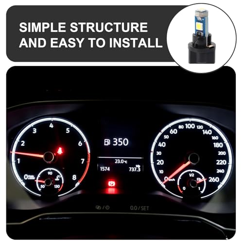 Bombilla del Panel de Instrumentos LED T5 para luces interiores de coche y salpicadero duraderas 3