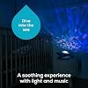 Angelcare Bobbi The Whale Ceiling Night Light Projector for Babies and Kids, Sleep Soother with Adjustable Volume Lullabies, White Noises, 3 Night Light Intensities
