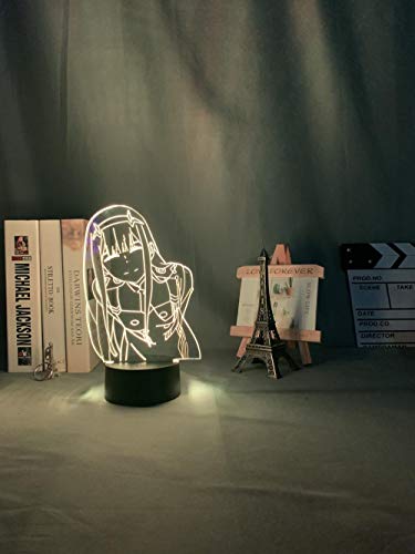Led Night Light Zero Two Figure Lampada da tavolo