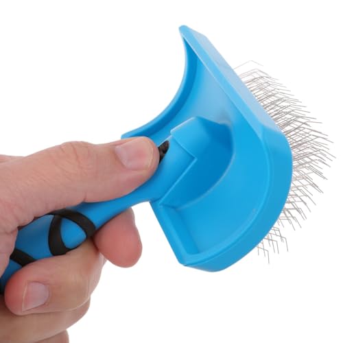 GROOM PROFESSIONAL Amplifier Weiche Drahtbürste - Hundebürste - Perfekte Bürste für Mehr Volumen & Zum Entfernen von Verfilzungen - Perfekt für Rassen die ein Maximales Volumen Benötigen - Mittel