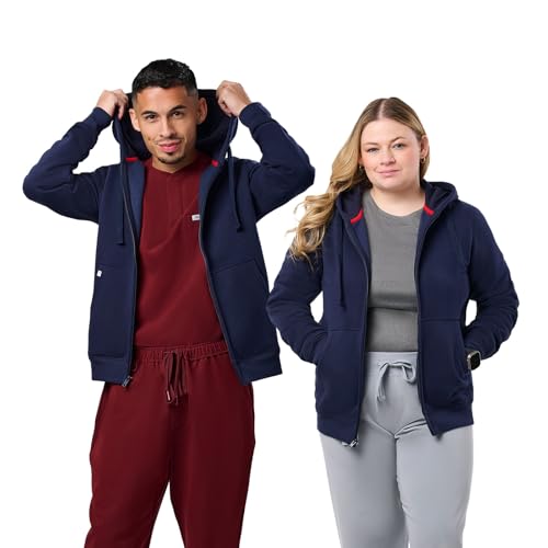 Peelz Noah Full Zipper Hoodie for Men & Women - Unisex Luxury Fleece Zip Up Jacket with Hood & 2 Pockets, Comfort Fit2
