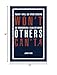 JSC451 Today I Will Do What Others Won't So Tomorrow I Can Do What Others Can't Poster Words Running Figure | 18-Inches By 12-Inches | Motivational Inspirational | Premium 100lb Gloss Poster Paper