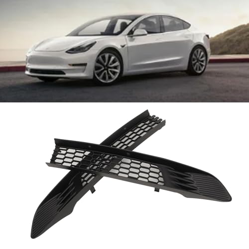 Malla de parrilla frontal para Modelo 3 2017-2023, cubierta de entrada de aire ABS 4