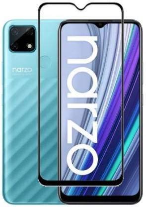 Image of Tempered Glass Screen Protector Compatible For NARZO 30A Full Screen Coverage (Except Edge to Edge) and Free Complete Easy Installation kit