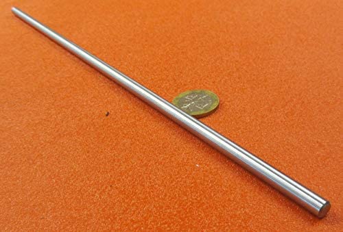 Chrome Plated 1045 Carbon Steel Shaft 1/4" Diameter x 12" Long 1 pcs