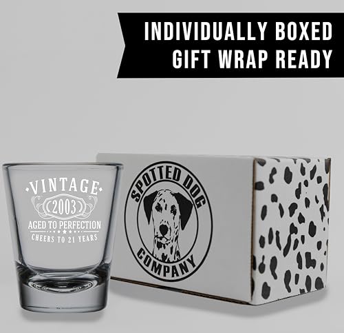 Spotted Dog Company SDC4864B Vintage 2003 White Printed 1.75Oz 1Pk Shot Glass thumb #4