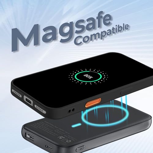 Image of A rtistque Back Cover Case for iPhone 17 Pro | Mag-Safe| Acrylic | Shockproof TPU Protective Design | iPhone 17 Pro Back Cover - Black Bumper