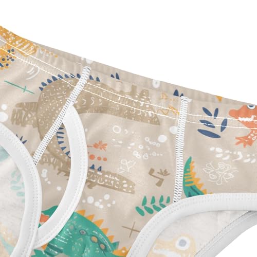 KLL Cute Cartoon Crocodile Alligator Toddler Boys Cotton Underwear Breathable Children Undies4