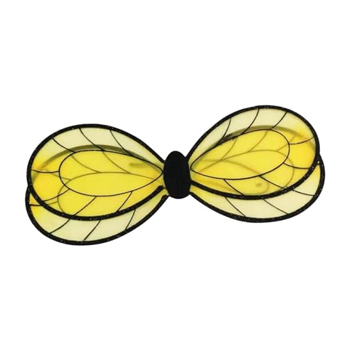 UGPLM Bee Wing Dress up Halloween Costume for Events Stage Performances Festive Dance Yellow