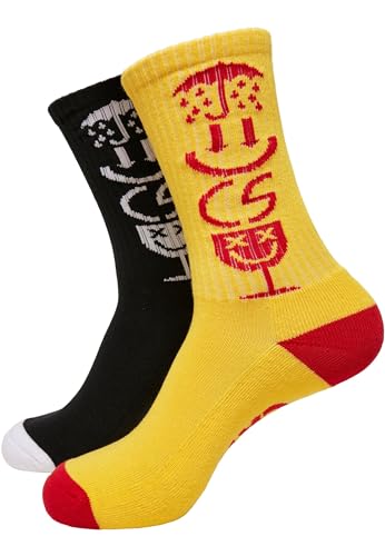 Cayler & Sons Unisex Iconic Icons Socks 2-Pack black/yellow, 39-42