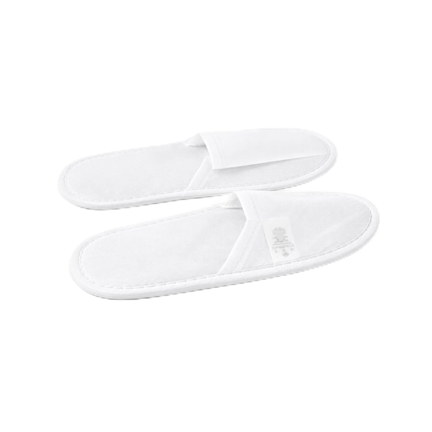 Set da 100 Ciabatte Ospiti Monouso Pantofole in TNT Chiuse Bianca 30x11x0,8 cm Paia Taglia Unica Usa e Getta Ciabatte da Viaggio Salvaspazio Pantofole da Cortesia Hotel Alberghi B&B SPA