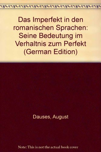 Das Imperfekt in den romanischen Sprachen