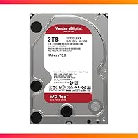 WD Red NAS WD20EFRX Interne Festplatte (2 TB, 8,9 cm (3,5 Zoll), SATA 6 GB/s, Puffer: 64 MB, für My Cloud EX2, EX4) – Ansicht 2
