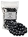 Naturejam Black Gumballs 2 Pounds-For Black Candy Buffets Or Zebra Themed Sweets Stations or Gum Ball Machines 1 Inch Bubblegum