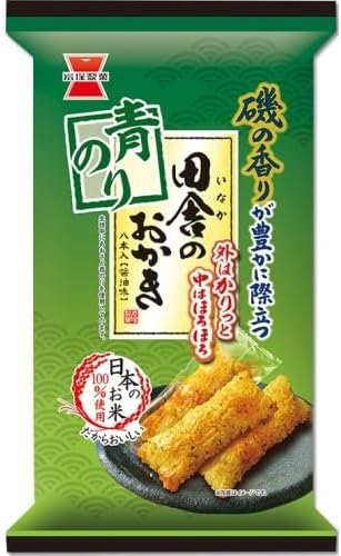 田舎おかきざらめ味｜おせんべい・おかきの通信販売｜新潟味のれん本舗 田舎のおかき 青のり味８本×12