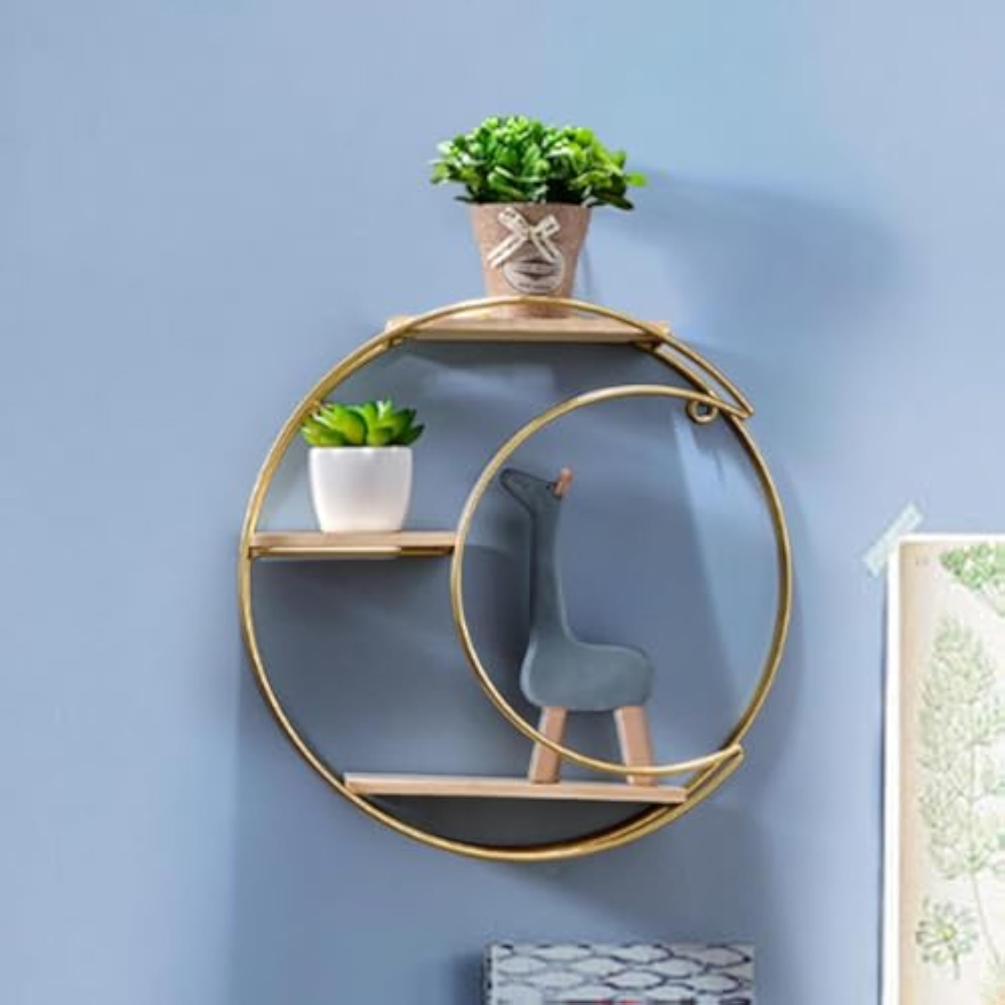 3-Layer Floating Wall Shelf for Bathroom Essentials