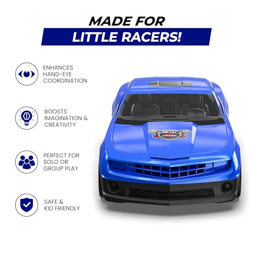 Image of Mirana Metal Car Craze for Kids | Set of 5 Diecast Metal Alloy Vehicles | 1:64 Scale Mini Racing Collection | Gift for Boys & Girls 18+ Months (Pack of 5)