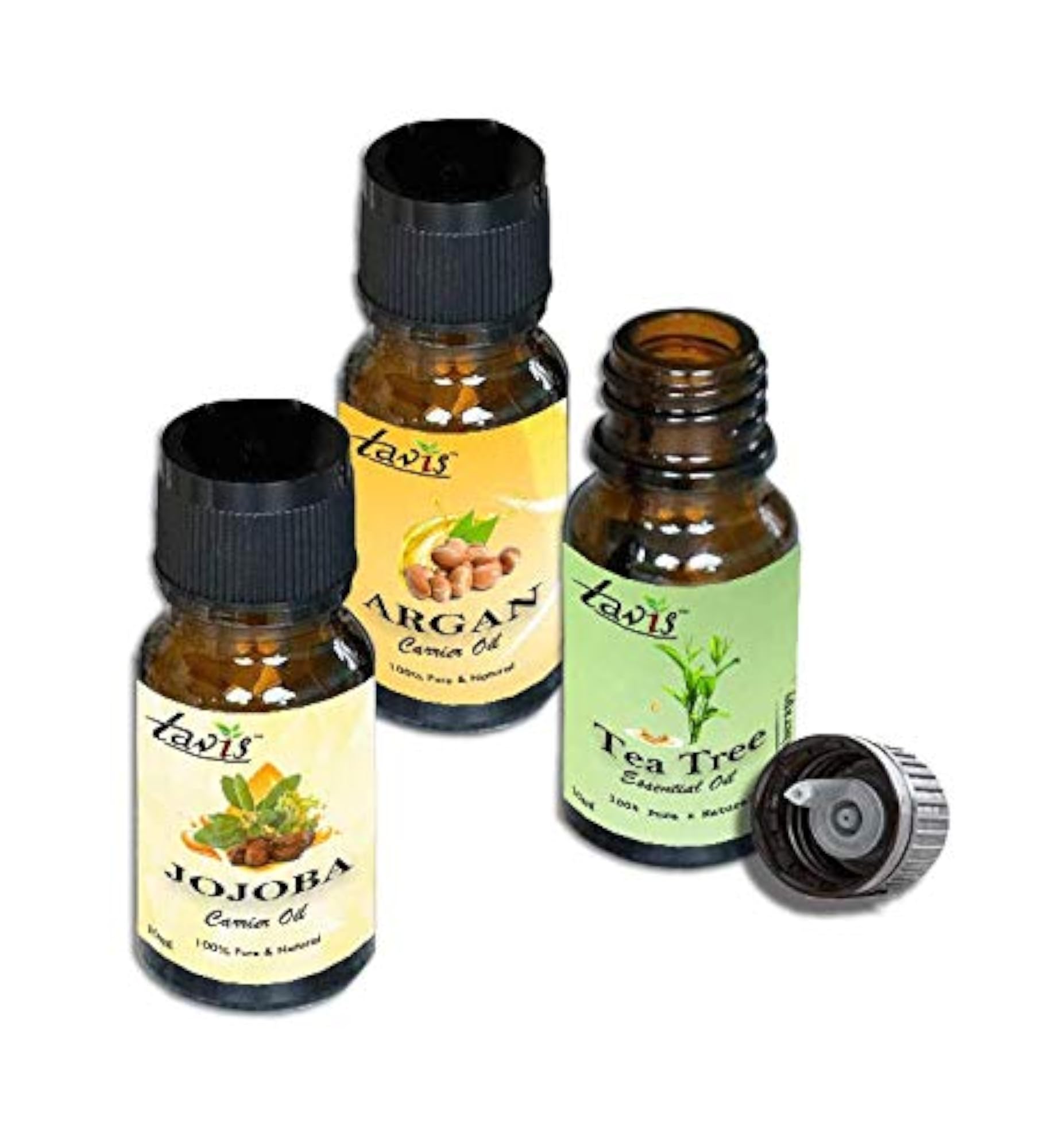 Argan Oil, Jojoba Oil, Tea Tree Oil, 50 ml