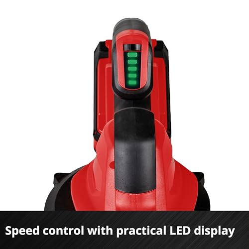 Einhell Power X-Change 18V Cordless Air Blower with Battery and Charger - 250 km/h Air Duster for Home, Car, Garage and Garden Use - GE-UB 18/250 Li E Universal Dust, Debris and Leaf Blower 7 Einhell Power X-Change 18V Cordless Air Blower with Battery and Charger - 250 km/h Air Duster for Home, Car, Garage and Garden Use - GE-UB 18/250 Li E Universal Dust, Debris and Leaf Blower - Image 7