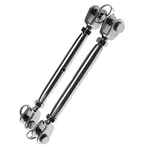 BIYM 2X gréement/tendeur de mâchoire en Acier Inoxydable A4 A4 AISI 316 2x8mm