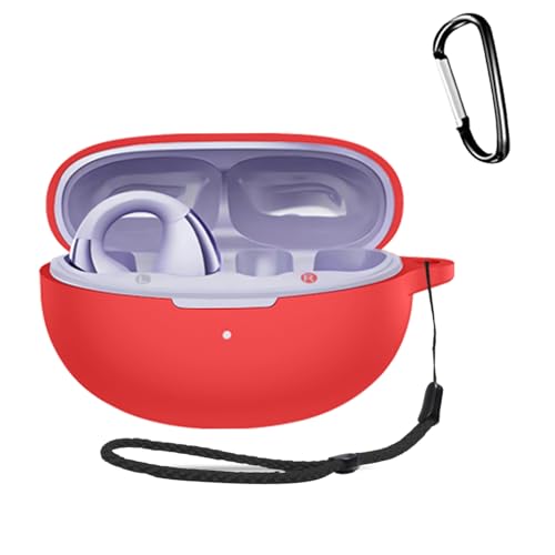 QCY Crossky C30 �p �P�[�X �S�ʕی�J�o�[ �V���R���P�[�X �w�b�h�t�H���t�b�N �X�g���b�v�yHUKWIMO�z �J���r�i�t�� �ϏՌ� �h�� �h�o �����[�d�\ �S�ʕی� �L�Y�h�~ [���b�h ��]