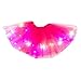 LINSINCH Enfant Filles Bébé Jupe Tutu à Paillettes LED Allument Les Vêtements de Ballet Petite Jupe Paillettes Étoiles Sequin Light Up Robe de Fête