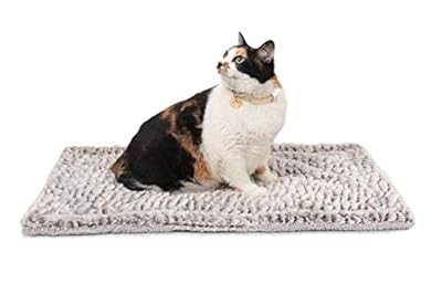 MORA PETS Cat Bed Self Heating Pet Pads Dog Blanket Ultra Warm Self Heated Cat Dog Bed Pet Thermal Mat Reversible Helps with Arthritis 70 x 47 cm
