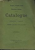 Catalogue de Vente d'objets d'art et de Mobilier Ancien. Collection Arroyo J.