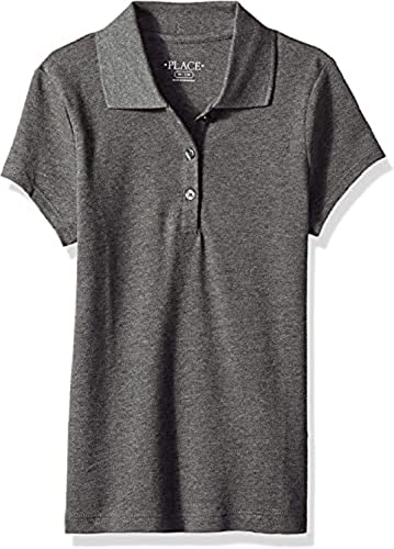 Image of The Children's Place baby-girls And Toddler Short Sleeve Ruffle Pique Polo