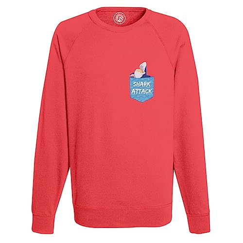 Sweat Homme Shark Attack pour éviter les looks basiques grâce au dessin requin