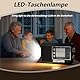 Kleines Radio mit Solarpanel & 1200mAh Akku, AM/FM/SW1-6 Empfänger mit 8W-Lautsprecher/TWS/USB/TF/Taschenlampe, Suitcase Kofferradio mit Bluetooth für Camping, Notfälle und Outdoor (Schwarz)