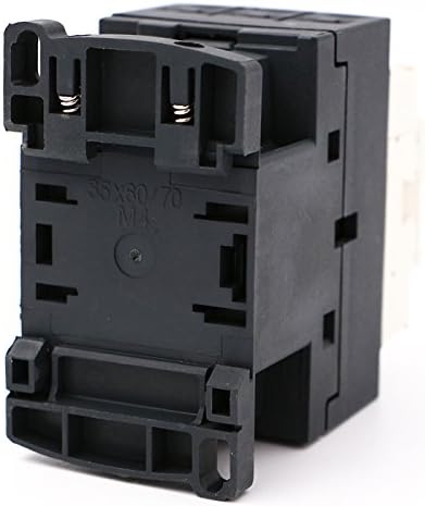 Schneider Electric LC1D09B7 Contactor, side view mostrant punts de muntatge