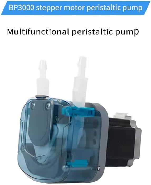 High Flow 3L Peristaltic Dosing Pump with 24V Stepper Moyot for Laundry Chemical Detergent Viscous Liquid (BP3000-Stepper Motor-2900ml/min-L panel)