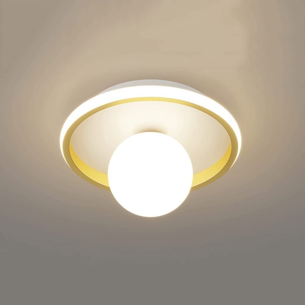 Lustre plafonnier LED géométrique moderne en acrylique foncé pour couloir et bureau