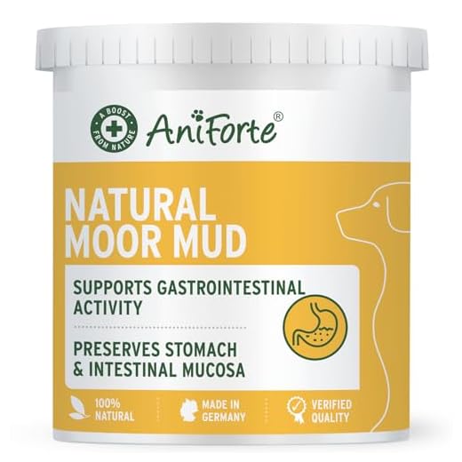 AniForte Moor Mud Curativo para Perros 1200g – Mejora la digestión, el Sistema inmunológico, la Actividad gastrointestinal, estimula el apetito. Arcilla curativa Natural