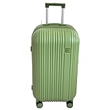 ZCSLD Maleta Rígida Amarilla de 20/28 Pulgadas, Maleta Ligera y Expandible, Equipaje de Mano Impermeable, Ideal para Viajes de Negocios y Escapadas de Fin de Semana
