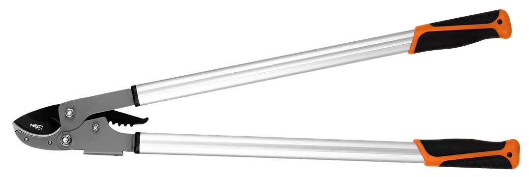 Coupe-branches à enclume, diamètre de coupe max 40 mm, lames avec revêtement anti-adhésif, poignées en aluminium, poignées antidérapantes en deux matériaux, lame enclume pour bois dur et sec